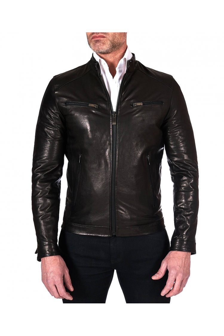 Blouson cuir végétal veste...