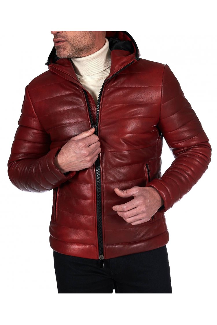 Doudoune homme cuir online