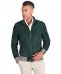 Green suede lamb leather bomber jacket korean collar 