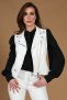 Weiße nappaleder gilet bikerjacke biker modell 
