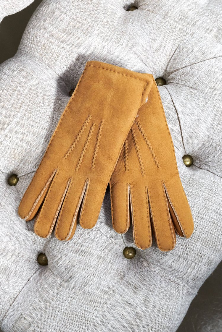 Gants peau mouton mérinos...