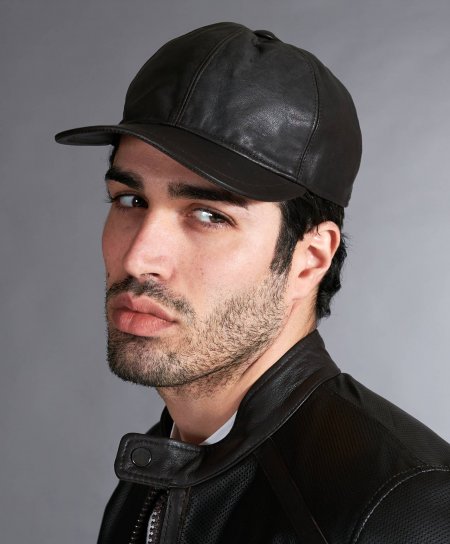 Casquette baseball cuir...