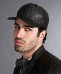 Cappello baseball in pelle testa di moro unisex strappo regolabile