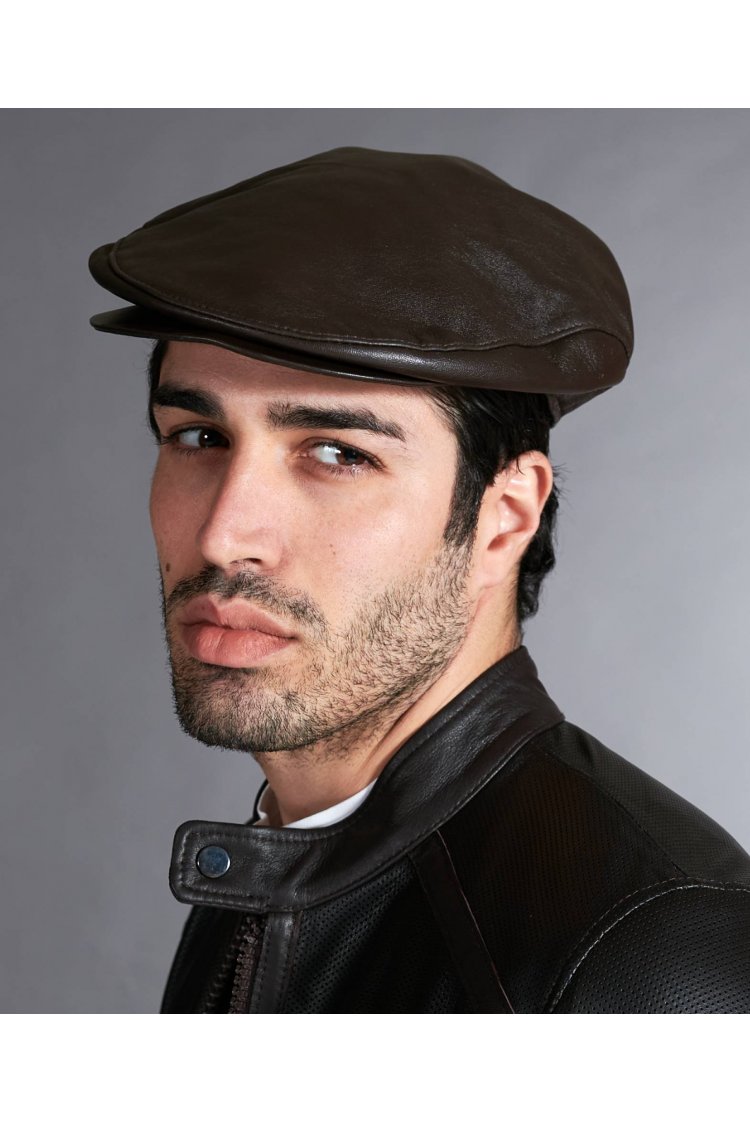 Casquette Cuir Homme - Vintage