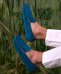 Men's blue denim suede moccasin driving mocassin 