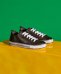 Sneakers in pelle color fango da uomo