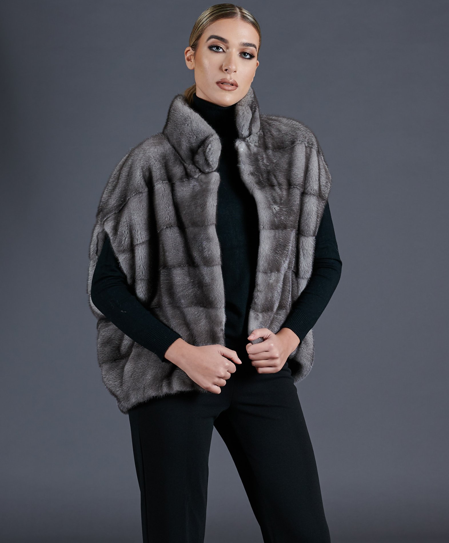 Gilet femme fourrure- BLOUSONS EN FOURRURES