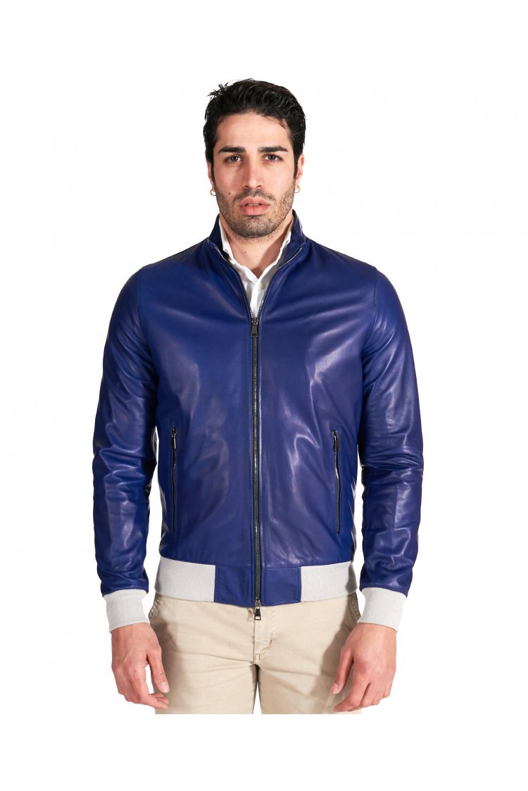 Blouson bomber cuir naturel...