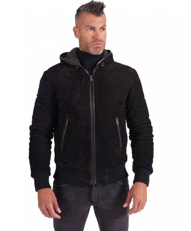 Bomber sales velours homme