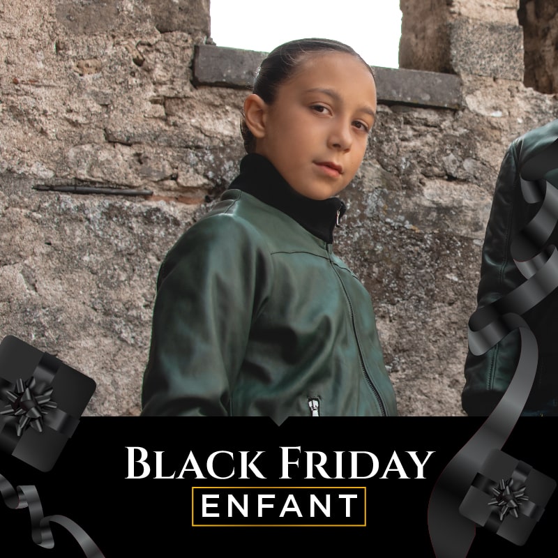 Vest en cuir enfant