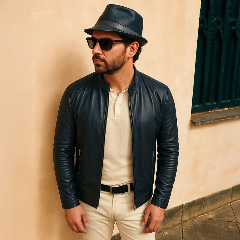 Chapeaux en Cuir Homme