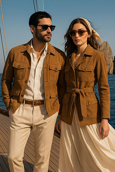Vestes et blousons en cuir faits à la main en Italie​