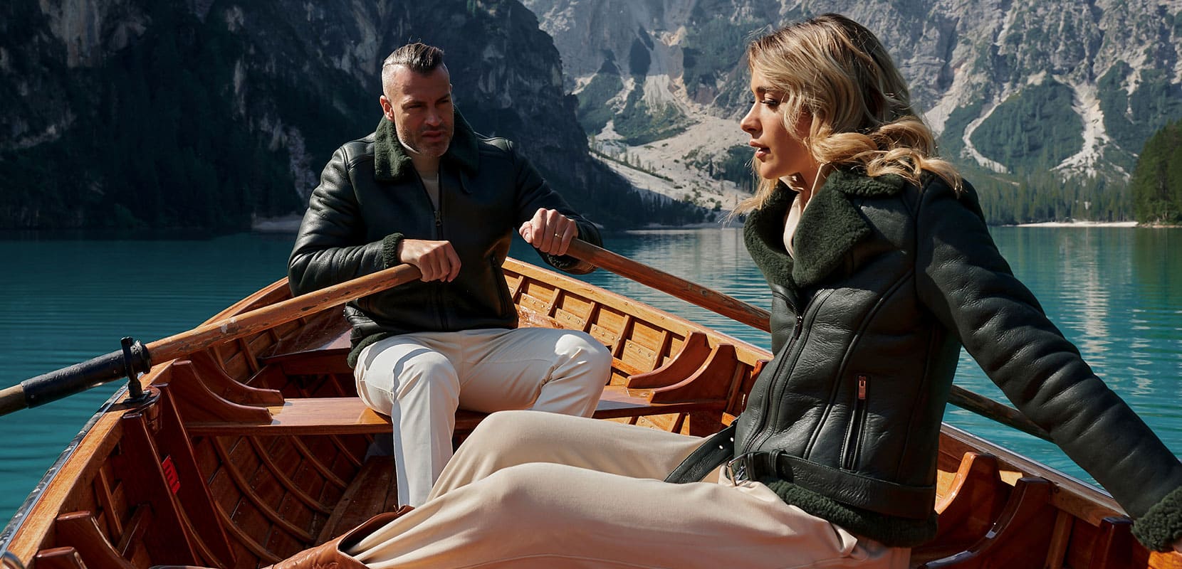 Vestes et blousons en cuir Italianne