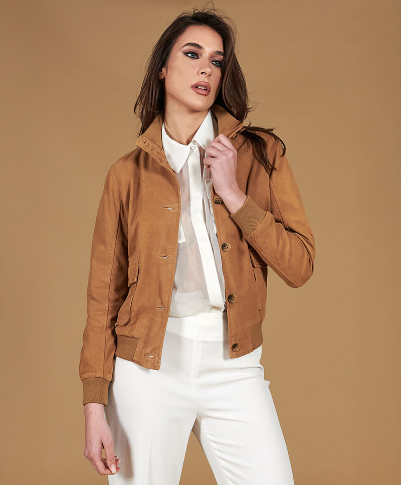 VESTES EN DAIM FEMME