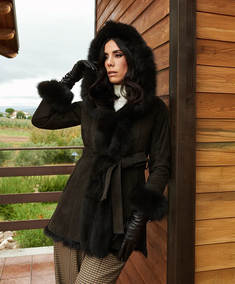 BLOUSON EN MOUTON FEMME