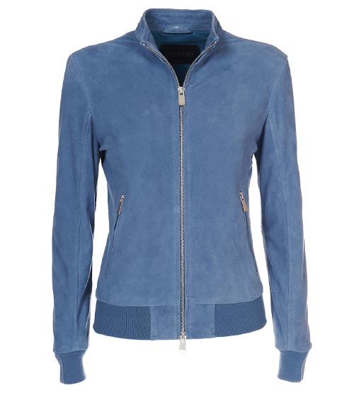 Bomber camoscio donna
